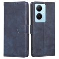 thumbnail image 1 of KAIYANG Funda para teléfono con bloqueo RFID para vivo Y78+ 5G, funda tipo billetera de cuero PU con tapa abatible, estilo D vivo Y78+ 5G azul, 1 of 5