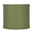 thumbnail image 2 of Classic Burlap Drum Lampshade, 8-inch to 16-inch Bottom Size Available Burgundy 8", 2 of 7