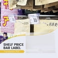 thumbnail image 4 of 100Pcs Clear Plastic Label Holders for Wire Shelf Retail Price Label Holders MerchXL9649, 4 of 6