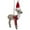 Gray, variant on Fridja Christmas Ornaments Christmas Deer Imitation Elk And Sika Deer Pendant Cross-border Manual Plush Toy Decoration Pendant