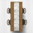 thumbnail image 2 of Creative Products Painted Abstract Khaki 16x72 Poly Twill Table Runner, 2 of 3