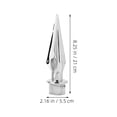 thumbnail image 2 of PENIKOKO 3pcs Flagpole Decorations Silver Plastic Topper for Office Relocation, 2 of 8