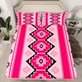 thumbnail image 2 of Castle Fairy Boys Girls Tribal Aztec Full Size Sheets 4-Piece,Bohemian Hippie Breathable Bed Sheets,Exotic Style Lightweight Sheet Sets,Luxury Bedroom Decor, 2 of 7
