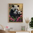 thumbnail image 6 of Diamond Art Kits for Adults - Pandas Family Among Pink Flowers 5d Diamond Painting for Adults, Diamond Art for Adults Beginners, Frameless Diamond Painting Kits for Adults for Home Wall Decor, 6 of 7