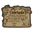 thumbnail image 2 of USA Colorado State Map Wooden Magnet Souvenir Fridge Magnet Gift, 2 of 4