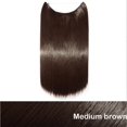 thumbnail image 2 of Fil Transparent Invisible Sans Clip Extensions de Cheveux Lisses Ondulées Bouclées Cheveux Synthétiques, 2 of 5