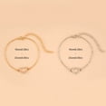 thumbnail image 2 of SIfdSeng Couple Bracelet Set Distance Matching Friendship Handmade Couple Bracelets Couple Sisters Pearl Bracelet Boho Bracelets for Women Leather Glow Bracelets, 2 of 7