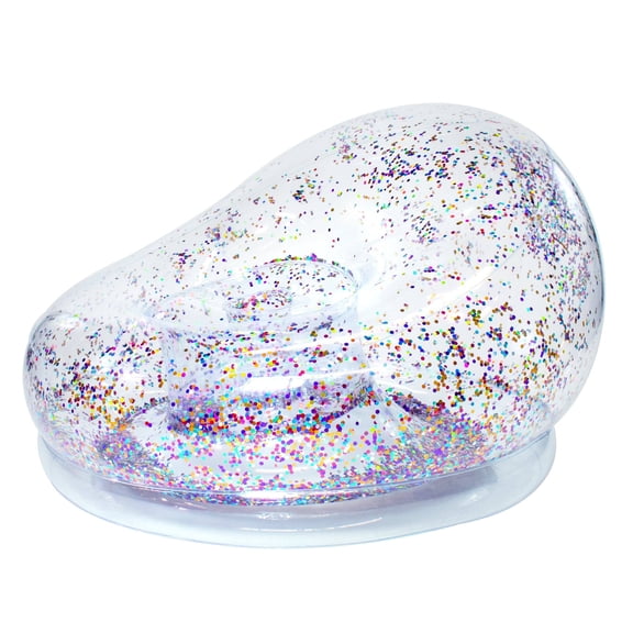 BloChair Inflatable Chair with Multi-Color Glitter
