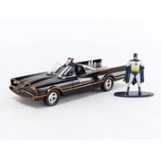 Batman Jada Toys 1966 Classic TV Series Batmobile and Batman Action Figure Set (1.65")