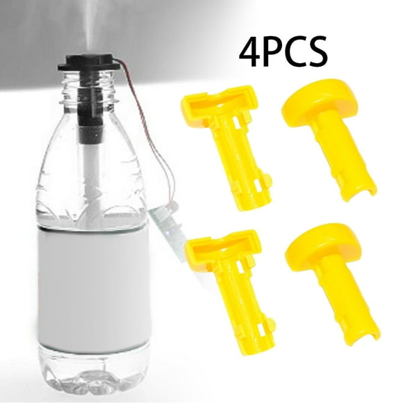 4x soporte de pulverización de atomización, soporte para atomizador multiusos, generador de niebla, soporte de fijación, piezas de humidificador para Amarillo