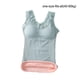 thumbnail image 2 of Qarigey Chaleco de nailon Chinlon para mujer, portátil, térmico, ajustable, con correa para el hombro, lavable, reutilizable, de encaje, ropa interior Ropa interior Verde Tamaño libre Qarigey AP013348-11, 2 of 6