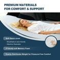 thumbnail image 3 of RELXTIME Tesla Model Y Memory Foam Mattress - Portable, Foldable & Machine Washable for Camping & Travel, 3 of 8