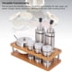 thumbnail image 4 of Conjunto de dispensadores de condimentos, Botellas de Vinagre de Aceite fácil de Limpiar prácticas para especias, 4 of 7