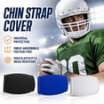 4pcs Football Chin Strap Cover Pad, Soft Helmet Chin Protector, Sweat ...