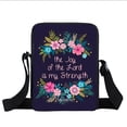 thumbnail image 5 of Con Dios todo es posible Bolso bandolera con versículo bíblico cristiano Bolso bandolera Bolso de viaje de ocio Bolsos de mano para mujer, 5 of 5