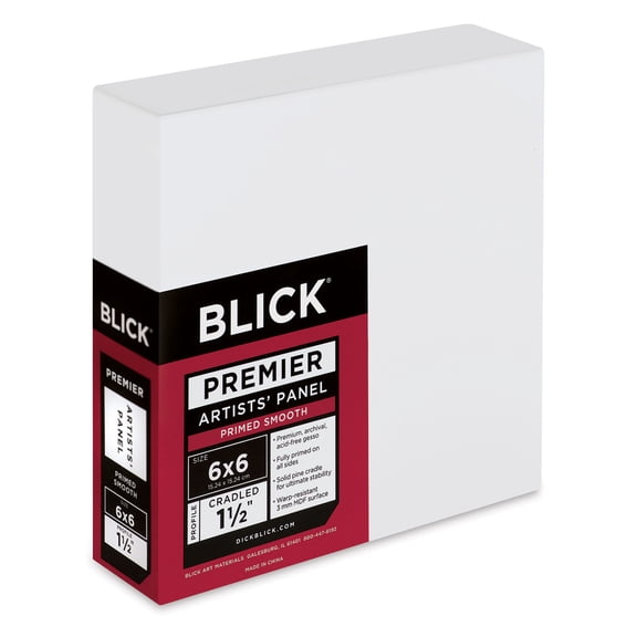 Blick Premier Artists' Panel - Gallery Cradle, 1-1/2", 6" x 6"