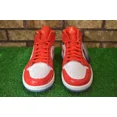 thumbnail image 2 of Jo r-dan 1 Mid SE (DC7294-600) "Barcelona Sweater Red" Patent Leather Men's Shoes, 2 of 6