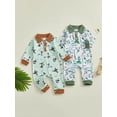 thumbnail image 3 of BemeyourBBs Baby Fall Romper Flying Duck Print Long Sleeve Infant Jumpsuit, 3 of 9