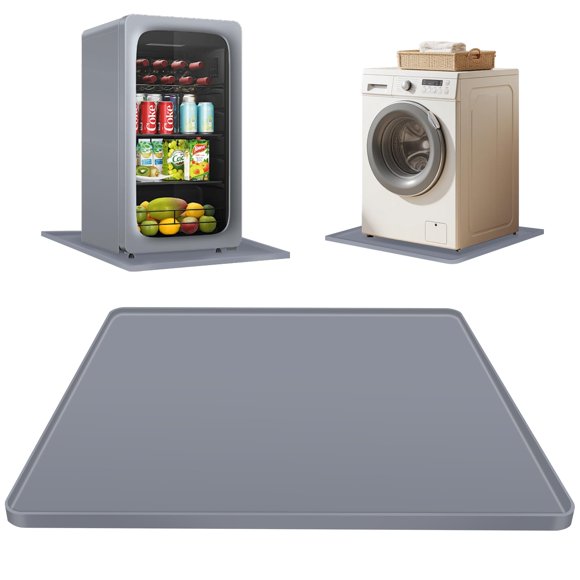 Alfombrilla de silicona para mininevera Tolan BBT 24 x 24 x 0,8 cm, color gris