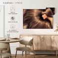 thumbnail image 5 of Elephant Stock Flowing Hair Wall Art - Horizontal Canvas Wall Art - Living Room Wall Decor - Fashion And Beauty Canvas - Gray And Brown Decor - 24" x 16", 5 of 8