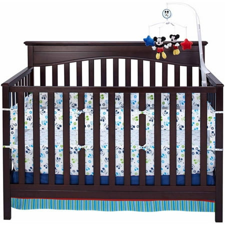 Disney Baby Mickey Mouse Best Friends Crib Liner (Best Crib For The Money)