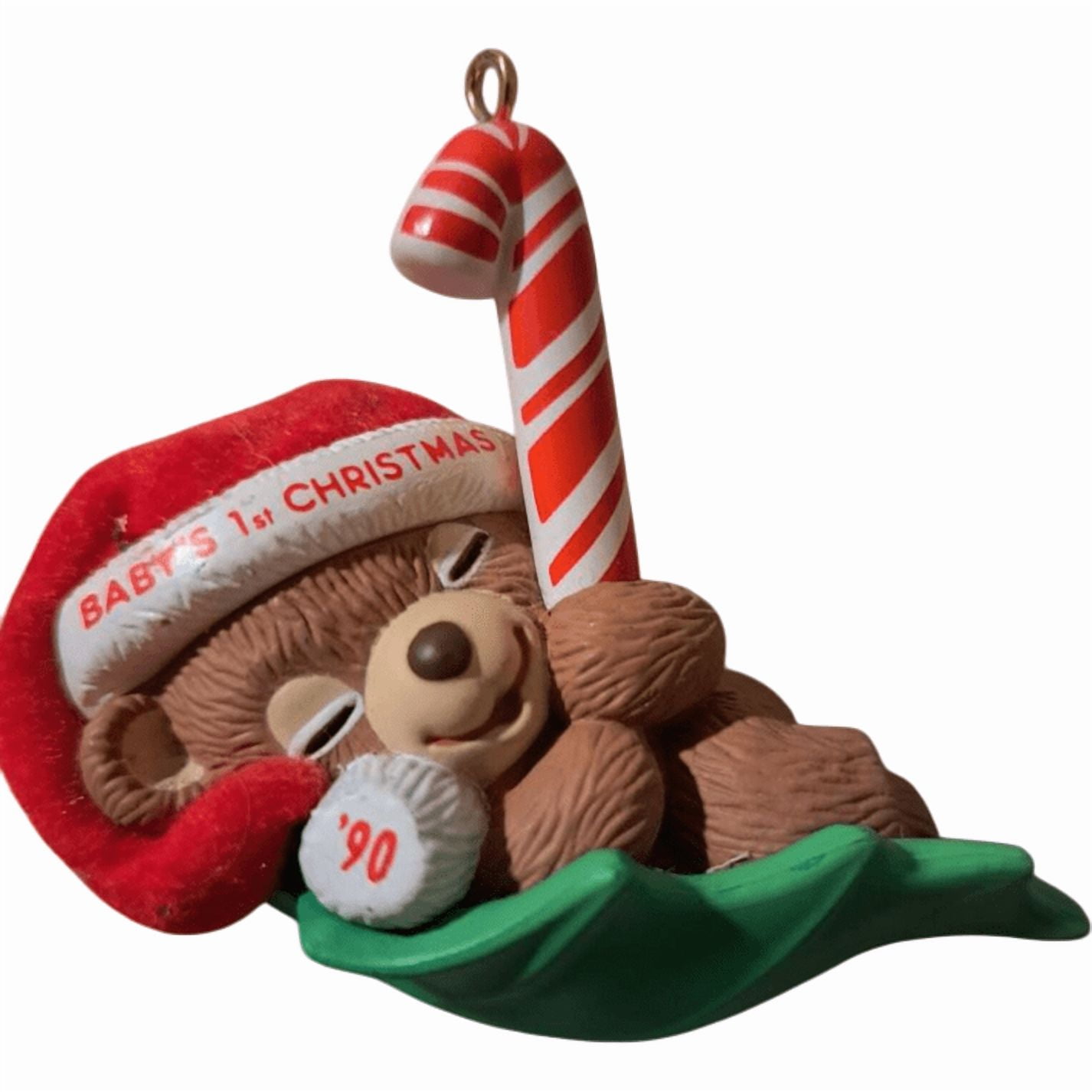 1990 Baby’s First Christmas (Child’s Age Collection) Hallmark Keepsake Christmas Tree Ornament QX4856