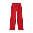thumbnail image 4 of Edvintorg Uniform Pants For Girls High Waisted Wide Leg Dress Pants Casual Straight Leg Trousers with Pockets Teen Girl Clothes, 4 of 8