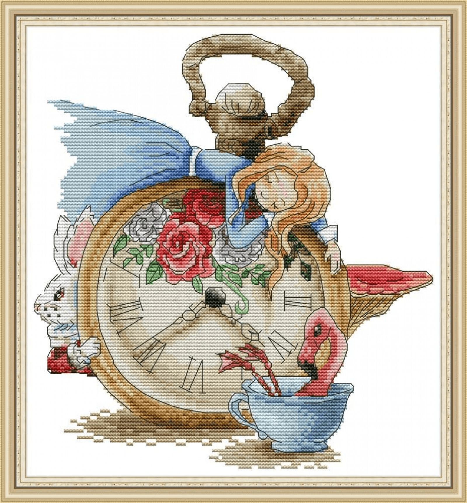 TIMPCV Cross Stitch Kits PrePrinted Cross Stiching Stamped Cross