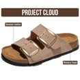 thumbnail image 2 of SANDALIA Project Cloud 25.4 cm Cuero Espuma de Memoria, 2 of 8