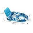 Portable Leaf Lounger Inflatable Floating Pool Swing Chair Relax In
