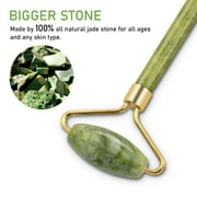 Pinkiou Jade Roller For Face and Gua Sha Facial Tools Facial Massage Skin Care Tool Set for Removal of Wrinkles & Eye Puffiness, Anti-Aging & Body Relaxation