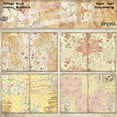 thumbnail image 2 of SunWMart A5 Size Scrapbook Paper, 16 Sheets Single Sided Decorative Vintage Scrapbooking Junk Journaling Supplies for Art Card Making Embellishments DIY Crafts, 2 of 4