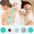 thumbnail image 2 of Electric Rechargeable Body Brush Long Handle Bath Shower Back Scrubber, 2 of 5