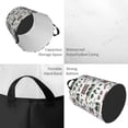 thumbnail image 6 of Cauagu Camping Caravan 2 for Laundry Basket,Collapsible Organizer Basket for Storage Bin Toy Bins Gift Baskets Bedroom Clothes Children Nursery Hamper -Medium, 6 of 7