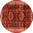 thumbnail image 1 of Ahgly Company Indoor Round Persian Orange Traditional Area Rugs, 3' Round, 1 of 1
