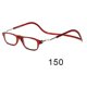 thumbnail image 1 of Gafas de lectura magnéticas flexibles, cuello colgante, plegables, ajustables, transparentes, 1 of 3