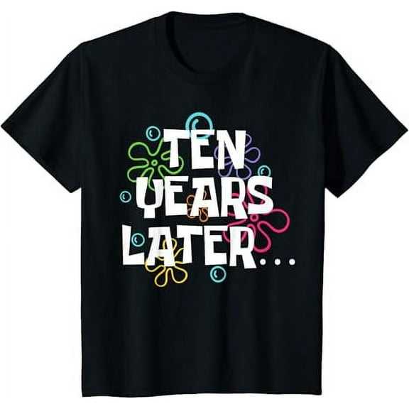 Ten Years Later Funny Meme 10 Year Old 10th Birthday Party T-Shirt