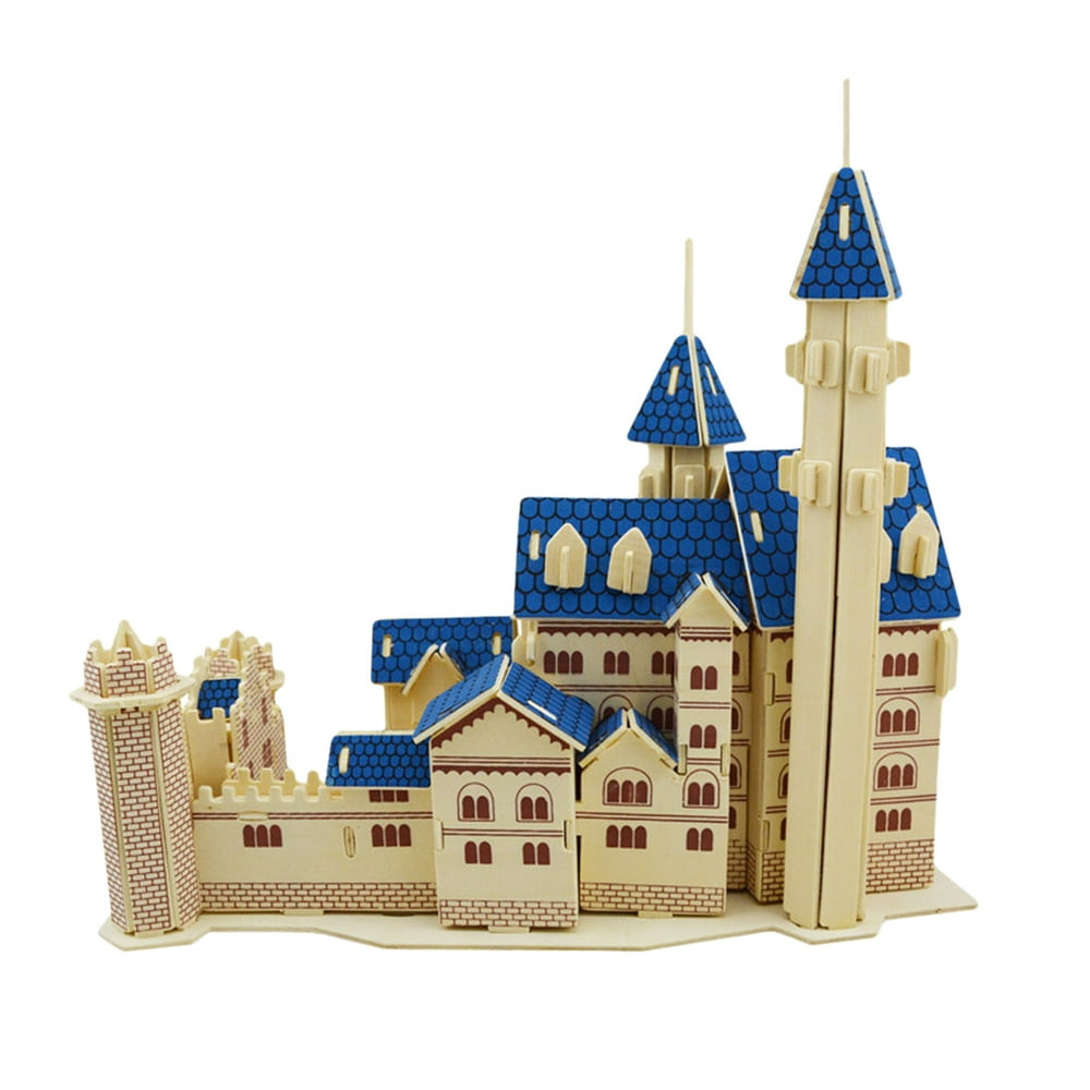 3D Fantasy Castle Jigsaw Puzzle Children Development and Education Toys