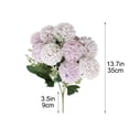 AURIGATE Artificial Small Ball Chrysanthemum Flowers, 13.7in Plastic ...