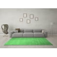 thumbnail image 3 of Ahgly Company Indoor Square Oriental Emerald Green Industrial Area Rugs, 5' Square, 3 of 4
