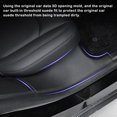 thumbnail image 2 of yingyy Car Rear Door Sill Inner Anti-Collision Guards Protection Plate Cover Anti-dirty Vehicle Protective Accessories, 2 of 6