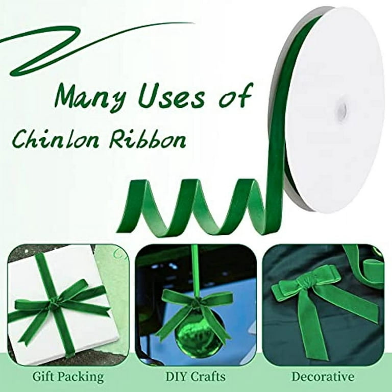 Green Velvet Ribbon Ribbons, Dark Green Velvet Ribbon