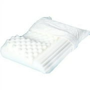 Hermell Products No Snore Pillow 19" x 15" White, Poly/Cotton-1 Each