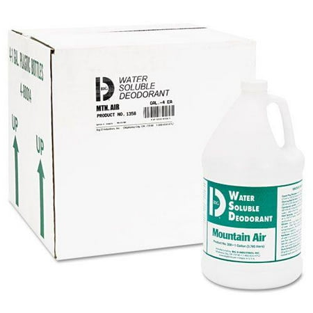 Water-Soluble Deodorant, Mountain Air, 1 gal., 4 per Carton