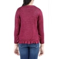 thumbnail image 4 of Chandail Princess Jaune pour Fille Bordeaux, 4 of 5