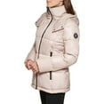 thumbnail image 3 of Kenneth Cole Women's Horizontal Zip Puffer, Frost, X-Small, 3 of 4