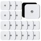 thumbnail image 1 of Almohadillas de repuesto para unidad TENS, 20 almohadillas de electrodos a presión de 3,5 mm, autoadhesivas, reutilizables más de 30 veces, compatibles con dispositivos TENS con conector de 3,5 mm., 1 of 5