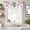 Dark Pink White, variant on Happy Valentines Day Farmhouse Short Window Curtain Valances, Red Love Branches Spring Rod Pocket Kitchen Valances for Living Room Bedroom Bathroom Cafe 54" x 18"