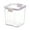 B, variant on XMMSWDLA Food Storage Containers –1Pack without BPA Kitchen Organization Set for Pantry Organization and Storage, Plastic Canisters with Durable Lids Ideal for Cereal, Flour & Sugar