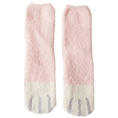 

Ameiqe 1 Pair Womens Fuzzy Socks Slipper Soft Fleece Cozy Fluffy Socks Christmas Birthday Gift(C)